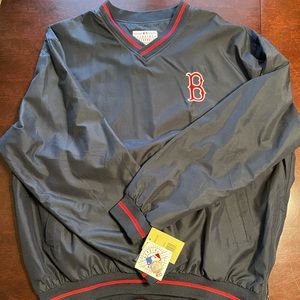 Men’s Boston Red Sox pullover in size L. Runs big, more like an XL.